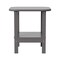 Flash Furniture Gray 2 Tier Adirondack Style Patio Side Table LE-HMP-1035-1517H-GY-GG - alternate 9